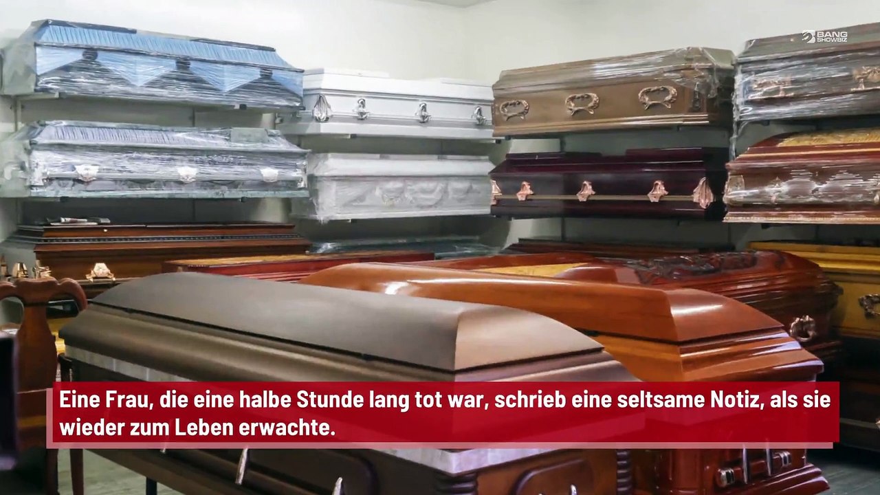 Frau schreibt nach Wiederbelebung 'seltsame' Nachricht