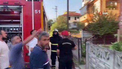 Yükselen alevler itfaiyeyi harekete geçirdi