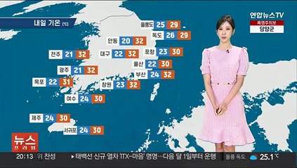 [날씨] 주말 하늘 맑고 폭염…강한 자외선 주의