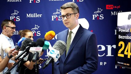 Piotr Müller w Słupsku o bezrobociu za rządów PO-PSL: "te liczby porażają"