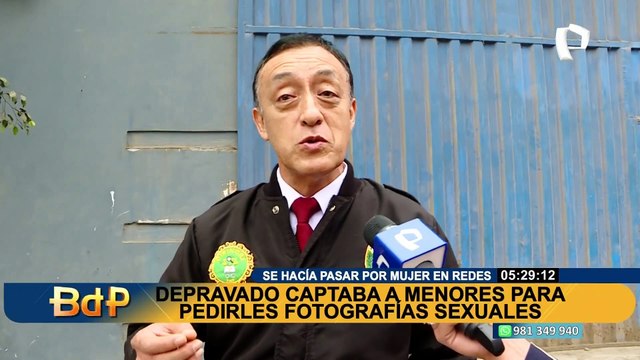 Depravado pedía fotos sexuales a menores usando un perfil de mujer en redes sociales