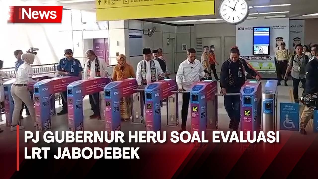 Tinjau LRT Jabodebek, Ini Evaluasi Pj Gubernur Heru sebelum Diresmikan