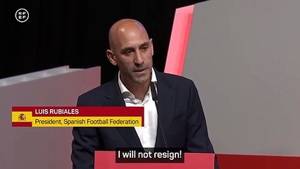 'I will not resign, I will not resign!' - Rubiales emphatically rebukes calls to step down