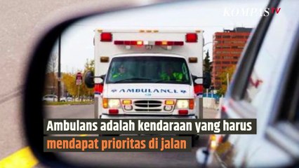 Ini Bahaya yang Bakal Terjadi saat Mobil Pribadi Mengekor Ambulans | SINAU