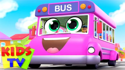 The Wheels On The Bus Go Round And Round - Nursery Rhymes & Baby Songs By Kids Tv