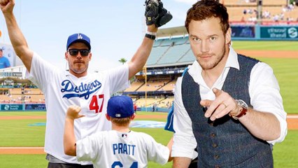 Chris Pratt's Daughters Playfully Decorate Him: Blue Nail Polish and Jewels on Forehead