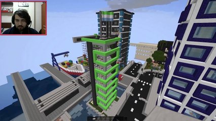 Minecraft Güzel Bir Şehir Haritası