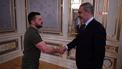 Bakan Fidan, Ukrayna Devlet Başkanı Zelenskiy ile görüştü