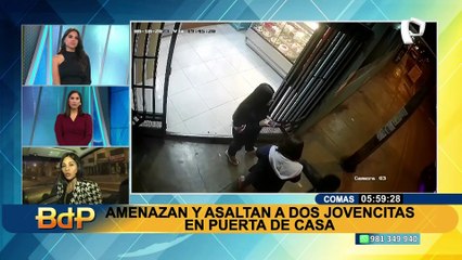 Robo en Comas: asaltan violentamente a dos jóvenes cuando estaban comprando el pan