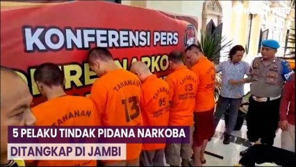 Ringkus Pelaku Tindak Pidana Narkoba, Polda Jambi Temukan Sabu dan Ganja Senilai Rp1,5 Miliar