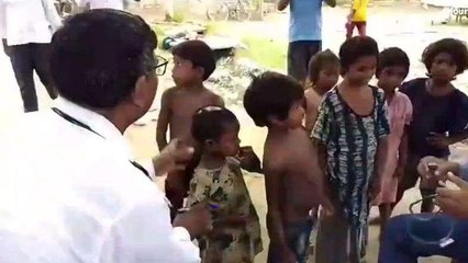 जौनपुर: चार बच्चों की मौत के बाद नींद से जागा स्वास्थ्य विभाग, गांव में लगाया कैंप