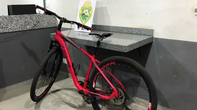 Homem é encaminhado à Delegacia após ser localizado com bicicleta que teria sido furtada