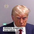 Historic mugshots ever taken before Donald Trump.