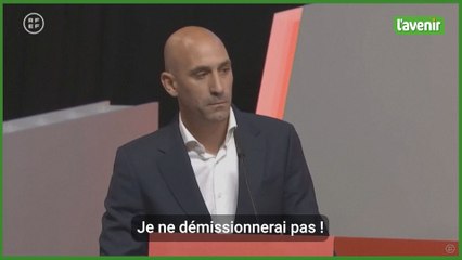 "Je ne démissionnerai pas" : Luis Rubiales se prononce après le scandale du baiser forcé