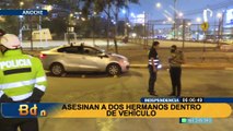 Asesinato en Independencia: sicarios aprovecharon tráfico para acribillar a dos hermanos