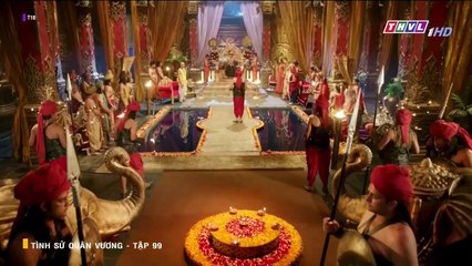 tình sử quân vương tập 99 - THVL1 lồng tiếng - phim ấn độ - xem phim tinh su quan vuong tap 100