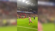 Lionel Messi’s MMA fighter bodyguard follows him around pitch