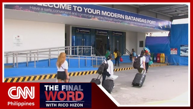 More passengers flock at Batangas port for long weekend