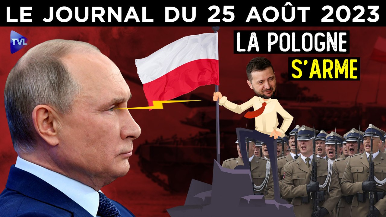 Conflit ukrainien : la Pologne sur le pied de guerre - JT du vendredi 25 août 2023