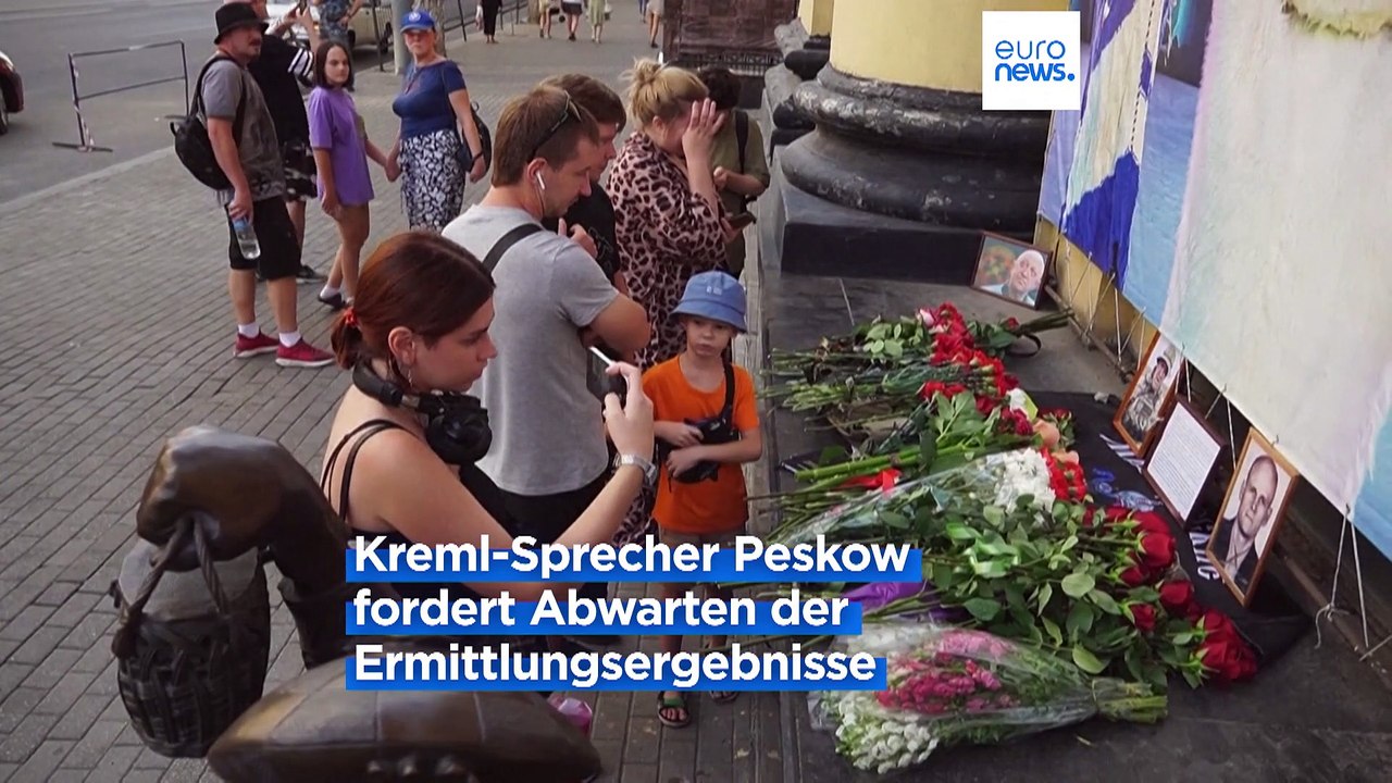 Prigoschin-Tod: Moskau weist Verwicklung von sich