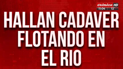 Hallan cadáver flotando en el río: estaba atado de pies y manos