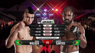 MMA Fight between Johnny Walker vs Rodrigo Santos | FREE MMA Fight from BRAVE CF
