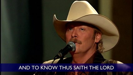 Alan Jackson - Tis So Sweet To Trust In Jesus (Lyric Video / Live At Ryman Auditorium, Nashville, TN, 2006)