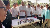 Presidente Luis Abinader visita cañada de Las 800