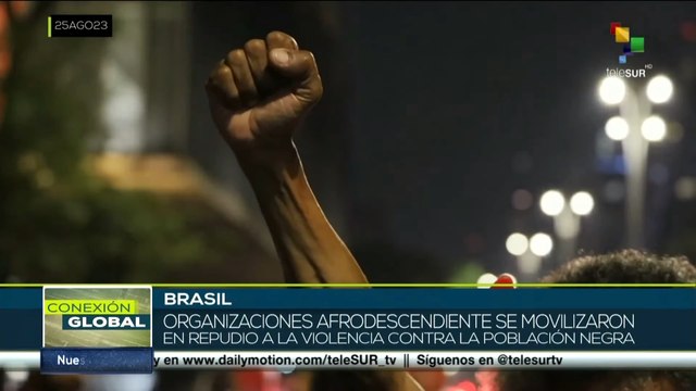 Organizaciones afrodescendientes se movilizaron contra la violencia policial
