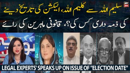 Legal Experts' speaks up on issue of "Election Date"