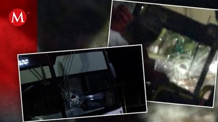 En Michoacán, lanzan bombas molotov a camión penitenciario