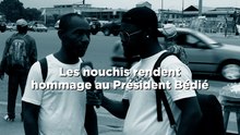 Les nouchis rendent hommage au Président Bédié