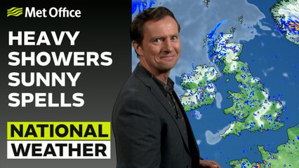 Met Office Evening Weather Forecast 25/08/23 - A mixed, showery weekend