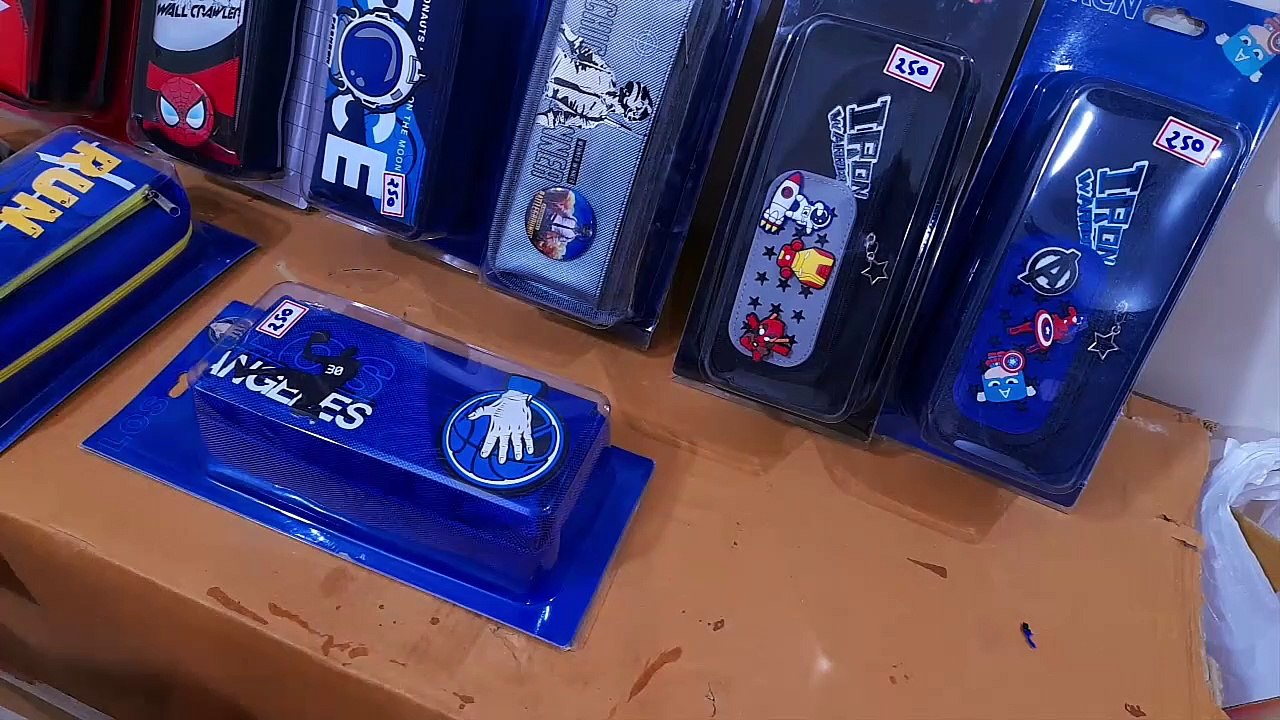 Unboxing and Review of Pencil Case Large Capacity Pen Bag, Cute Cartoon Stationery Organizer Detachable Zipper Pen Pouch, Polyester Pencil Bag Storage Box for Boys Girls Teen Student