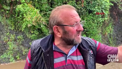 Rize'de sel heyelan getirdi… 1 ev yıkıldı