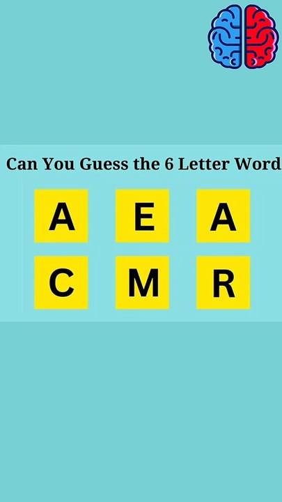 Can you Guess the 6 Letter Word IQ Test with Ma