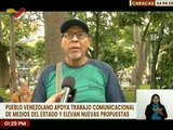 Caracas | Ciudadanos expresan apoyo y proponen mejorar transmisiones y producciones