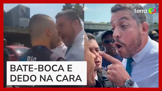 Deputado que quebrou placa de Marielle Franco parte para cima de servidores da prefeitura do RJ