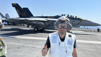 Selçuk Bayraktar, ABD'nin uçak gemisi USS Gerald R. Ford'u ziyaret etti