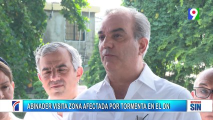 Abinader recorrió zona afectada por la tormenta | Primera Emisión SIN
