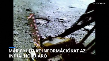 Már több mint 8 métert haladt az indiai holdjáró a Hold felszínén