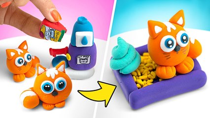 Bricolage à la pâte à modeler épatants : Créer de jolis chatons et des accessoires pour chats !