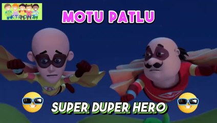 Motu Patlu Cartoon Hindi Urdu 11 - Super Duper Hero
