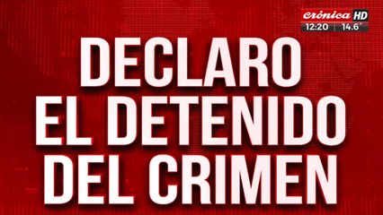 Declaró el presunto asesino: "Se murió y yo solo lo saqué a la calle"