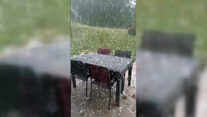 Calor recorde dá lugar a tempestades na França