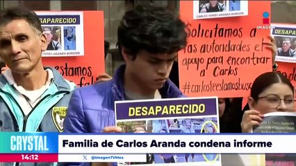 Familia de Carlos Aranda condena anuncio sobre identificación del cuerpo