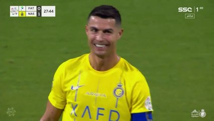 أهداف النصر 5 - 0 الفتح _ دوري روشن السعودي 23_24 _هاتريك رونالدو اليوم_هدفي ماني اليوم