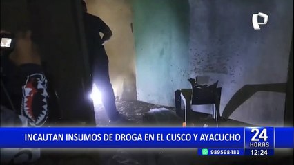 Tải video: Contra el narcotráfico: incautan insumos para elaboración de droga en Cusco y Ayacucho