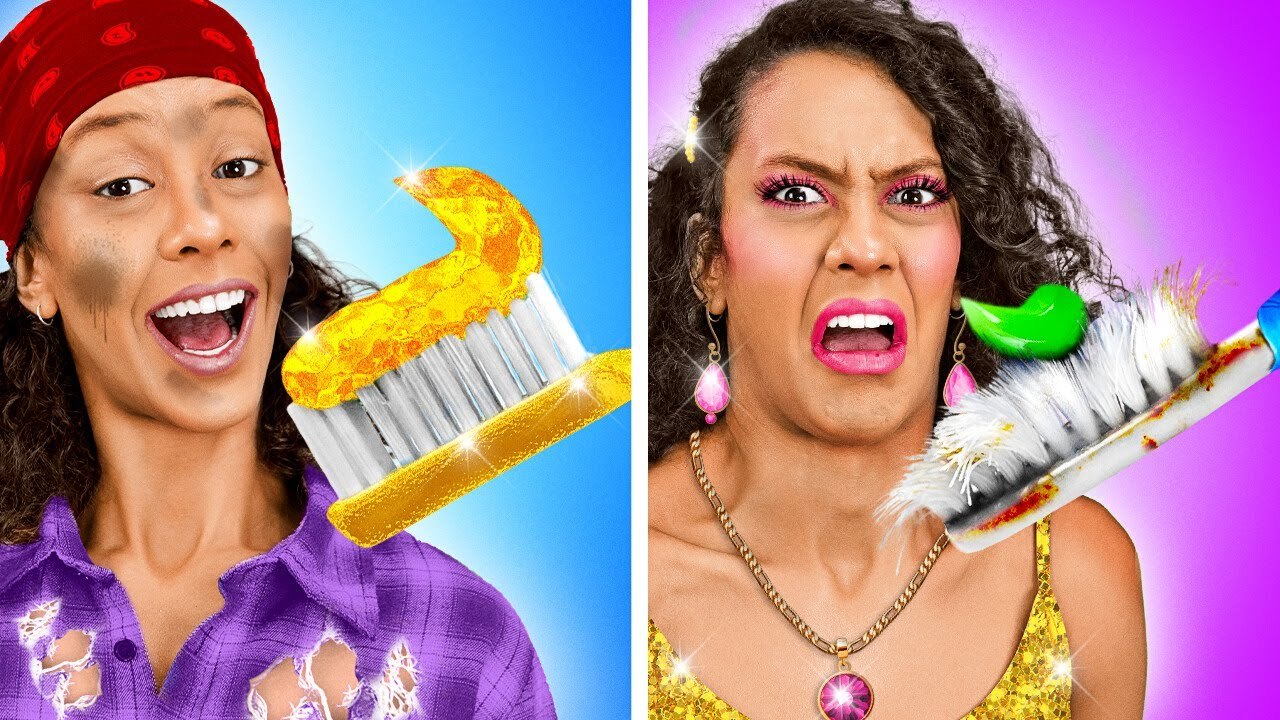 Maman RICHE vs Maman PAUVRE ! Créations DIY vs Méga Jouets | Astuces Pour Parents Par LALAL'R