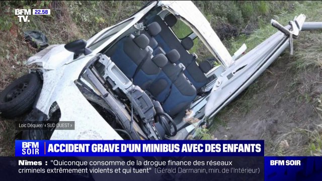 Lot-et-Garonne: un accident de minibus a fait 8 blessés, dont deux enfants en urgence extrême ce vendredi en fin d’après-midi